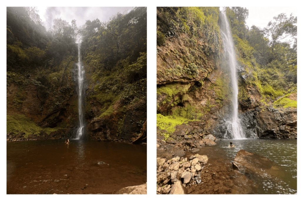 viento fresco waterfalls. 