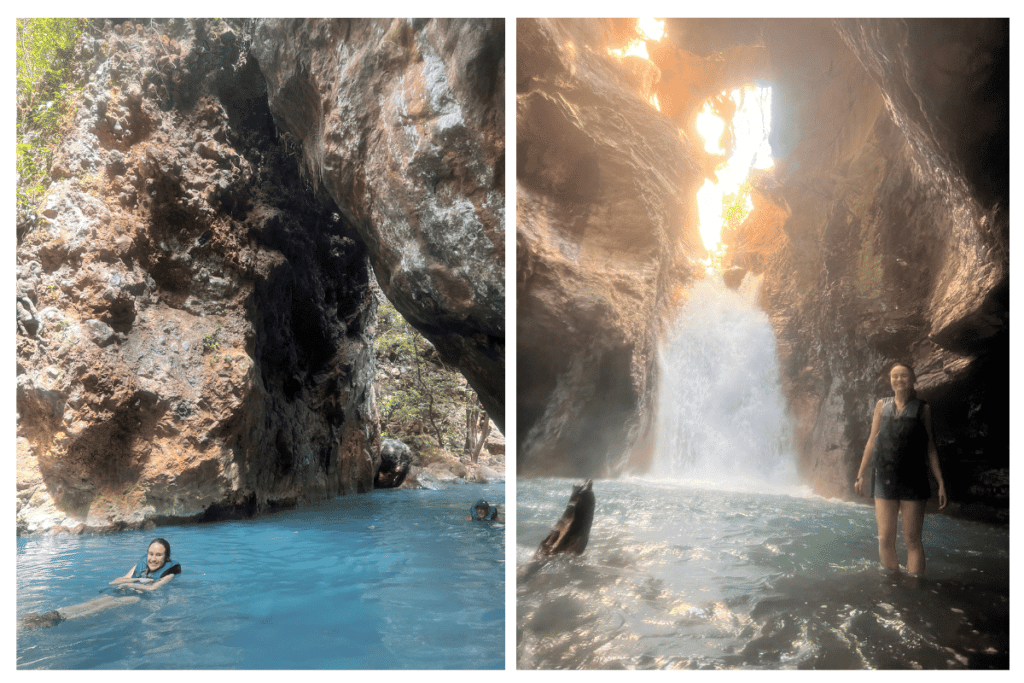 La Leona Waterfall Hike in Costa Rica.